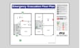 design a custom fire emergency evacuation plan, diagram