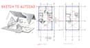 convert pdf, image, sketch, line drawing to autocad drawing