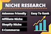 do profitable and adsense friendly niche research