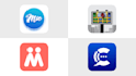 do unique flat mobile app icon design or app logo design
