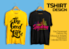 design an awesome typography t shirt design, merchandise