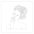 create continuous one line art illustration