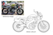 redraw black and white vector outline illustration line art image product sketch