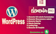 design wordpress elementor website and elementor landing page
