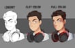 draw your picture as a cartoon