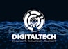 do modern tech startup crypto, cyber security technology logo design