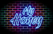 create amazing neon text logo