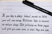 write anything in my cursive handwriting fast