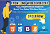 be your front end web developer
