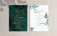 do canva unique wedding invitation card package