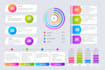 do infographic design, flowcharts, diagrams, and pie charts
