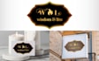 design modern candle wick logo and professional label design