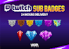 create custom twitch sub badges