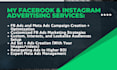 do facebook and instagram ads campaign and video ads to boost your business