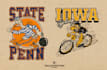 create vintage college sport retro university mascot cartoon