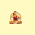create retro logo for cake or bread mixes