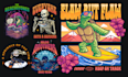 do t shirt design in cartoon illustrations