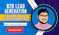do b2b lead generation by linkedin sales and crunchbase pro