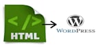 convert html template to wordpress theme
