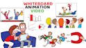 create premium doodle whiteboard animation explainer video
