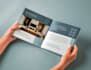 design real estate marketing brochure, property sales, commercial home listing