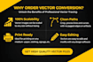 vector trace, redraw, and recreate your logo perfectly