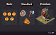 draw props and objects, items for your games