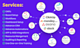 be your project manager and consultant for clickup and monday