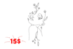 create one line art illustration