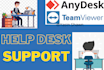 remotely assist IT support, helpdesk for your desktop, laptop and mobile devices