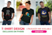 provide a creative and unique t shirt design