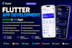 develop a flutter mobile app for android and ios