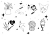 make minimalist line art tattoo design