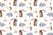 design cute pattern and illustration