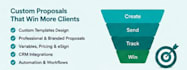 design high converting proposify proposals, templates and CRM integration