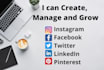 be your social media manager on a monthly basis