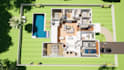 realistic 3d floor plan, house plan, exterior, interior