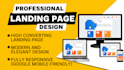 design a high converting landing page or sales funnel for lead generation