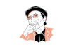 design your minimalist flat line portrait avatar
