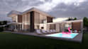 create 3d architectural house animation walkthrough render