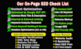 do complete on page SEO optimization for google fast ranking