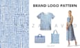 create monogram seamless pattern design for your brand