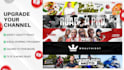 design high converting youtube banner and logo