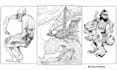fantasy detailed hand drawn line art original illustration