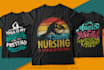 do graphic custom typography tshirt design and trendy merch