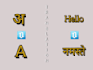 translate contents from hindi to english and vice versa
