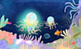 hand draw whimsical children book illustration and cover
