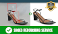do shoe retouching footwear photo editing and sneaker product images