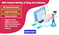 do article writing, SEO content writing, blog post writing