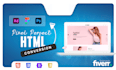 convert PSD to HTML bootstrap responsive website